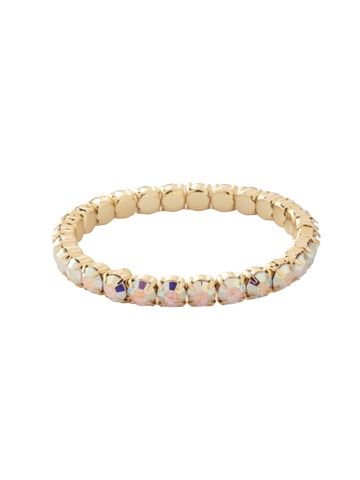 Sorrelli Crystal Aurora Borealis Gold Mini Sienna Stretch Bracelet