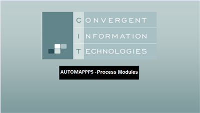 AUTOMAPPPS - Process Modules