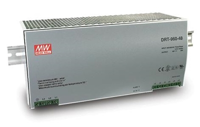 Mean Well: DIN Rail Power Supply (DRT-960)