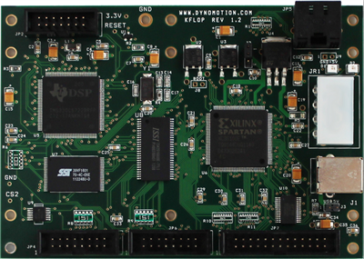 Dynomotion: 8-Axis, DSP/FPGA-based Motion Controller KFLOP