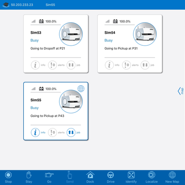 MobilePlanner Tablet Mobile Robot Management Software