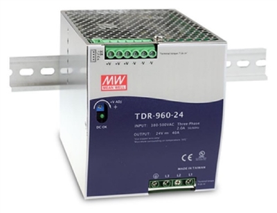 Mean Well: DIN Rail Power Supply (TDR-960)