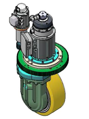 LUGE: Vertical steering wheel system assembly WR406LMS