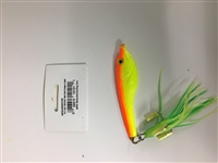 MFS 4.5 oz Saltwater Shad Chart/Orange w Squid