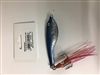 MFS 4.5 oz Saltwater Shad Silver/Blue w Squid