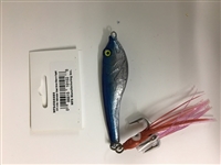 MFS 4.5 oz Saltwater Shad Silver/Blue w Squid