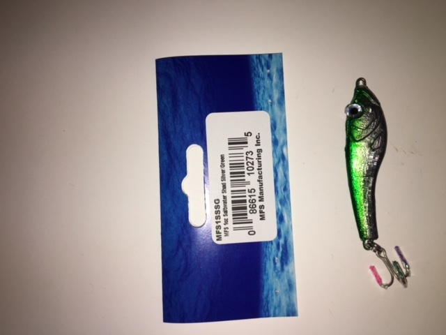 MFS 1oz Saltwater Shad Silver Green