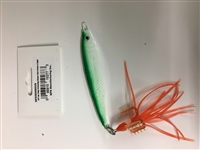 MFS 5oz Deep Swimming Minnow Glow/Green w/Squid