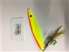 MFS 9oz Flutter Jig Lure Chart/Orange w/Squid