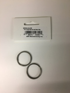 MFS X-Large Hand Line Split Rings 2/Pk