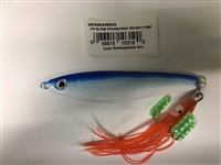 MFS 5oz Deep Swimming Minnow Blue/Glow w/Squid