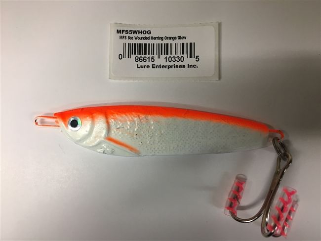 MFS 5oz Wounded Herring Orange/Glow