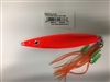 MFS 5oz Flutter Jig Lure Fl.Red w/Squid