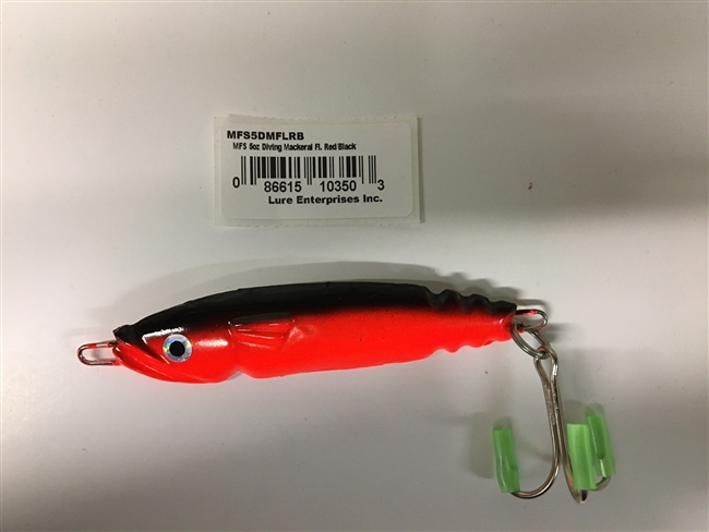 MFS 5oz Diving Mackeral Fl.Red/Black