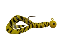 3/8oz Yellow&Black Stripes DT/Yellow Head/Black Eye 2/Pk