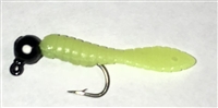 1/32oz Lime Body/Black Head/White Eye 2/Pk