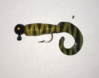 1/16oz Yellow&Black Stripes ST/Black Head/Yellow Eye 2/Pk