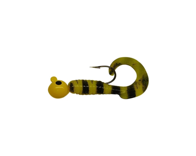 1/8oz Yellow&Black ST/Yellow Head/Black Eye 2/Pk