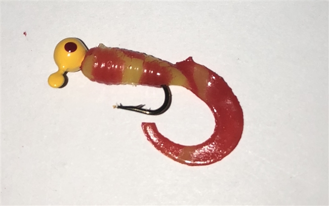 1/32oz Yellow&Red Stripes ST/Yellow Head/Red Eye 2/Pk