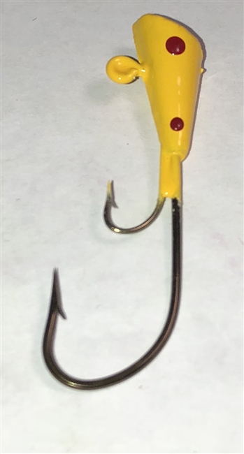 1/8oz DH Yellow Head/Red Eyes 1/Pk