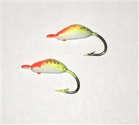 MFS #8 Glow "N" Glitter Jigs Orange & Yellow Chart 2/Pk