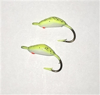 MFS #8 Glow "N" Glitter Jigs Yellow Chart 2/Pk