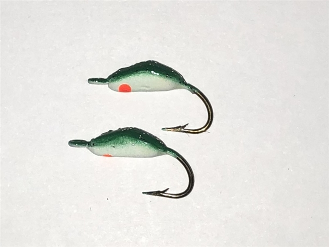 MFS #8 Glow "N" Glitter Jigs Green 2/Pk