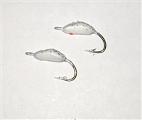 MFS #8 Glow "N" Glitter Jigs Glow White 2/Pk