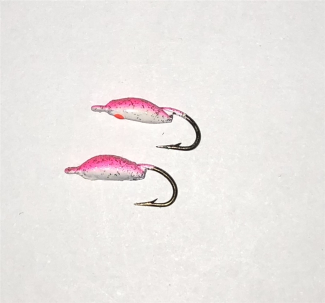 MFS # 10 Glow 'N' Glitter Jigs Pink 2/Pk