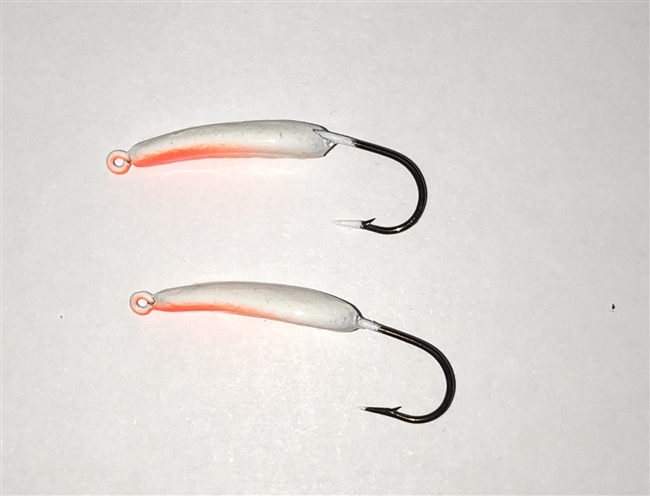 MFS # 4 Swim Jigs Orange & Glow 2/Pk