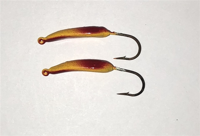 MFS # 4 Swim Jigs Yellow & Red 2/Pk