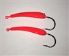 MFS # 2/0  Swim Jigs FL.Red 2/Pk