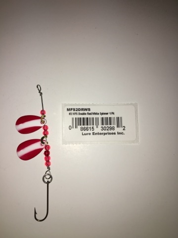 #2 MFS Double Red/White Spinner 1/Pk