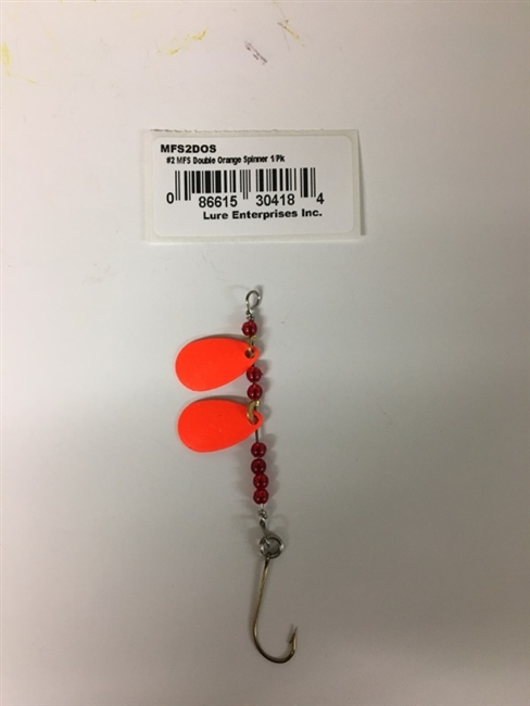 #2 Double Orange Spinner 1/Pk