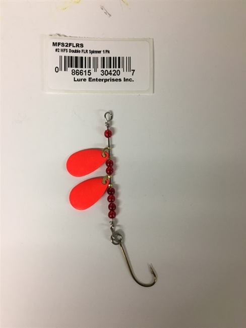 #2 MFS Double FL Red Spinner 1/Pk