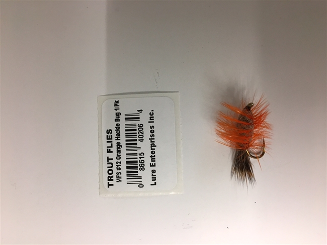 MFS #12 Orange Hackle Bug 1/Pk