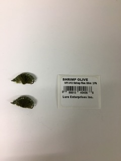 MFS #12 Shrimp Flies Olive 2/Pk