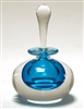 Mary Angus Squat Turquoise Glass  perfume Bottle