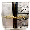 Chris Paulson  Iridized Clear, Black, Stringer Coasters