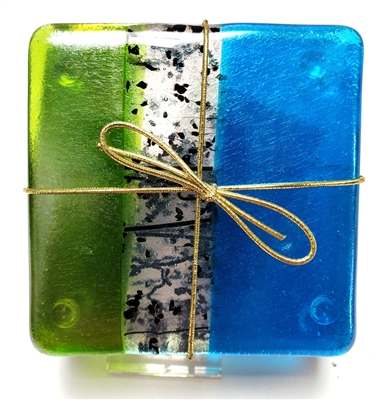 Chris Paulson Green ,Blue, Confetti Coasters