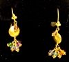 Laura Gibson 18Kt Gold semi precious gemstone Earrings
