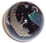 Elaine Hyde  Abstract Glass Paperweight
