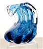 Anchor Bend Large Glass Wave Sculpture