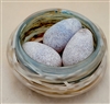 Anchor Bend Bird's Nest Sculpture with 3 Eggs