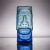 Andrew Iannazzi Blue Lagoon Moai Glass Tiki Mug
