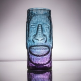 Andrew Iannazzi Eclipse Moai Glass Tiki Mug