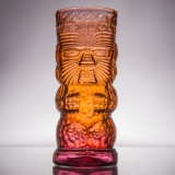 Andrew Iannazzi Red Lava Warrior Tiki Mug