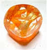 Ben Silver Orange Cube Paperweight