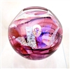 Ben Silver Ruby Triple facet Paperweight