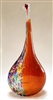 Christian Thirion Amber Encalmo Hand Blown Glass Vessel